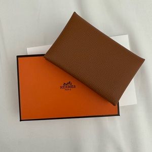 Hermes Calvi Card Holder